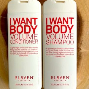 I Want Volume Shampoo and Conditioner